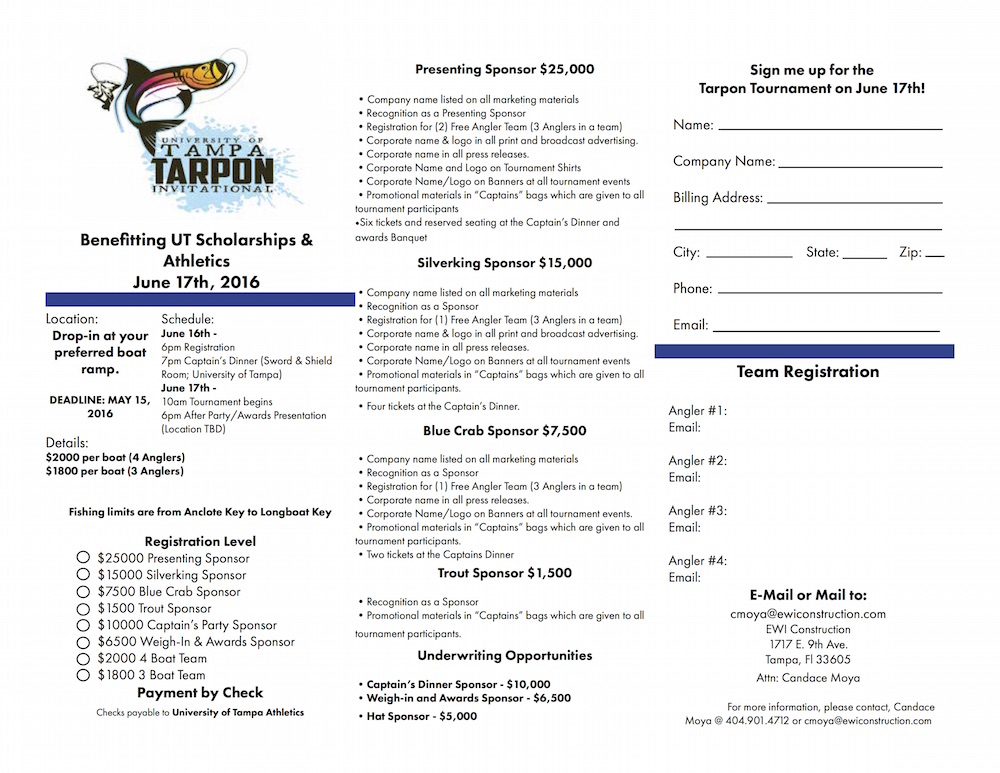 Tarpon Invitational Sponsorship